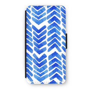 Blauwe pijlen: iPhone 8 Flip Hoesje