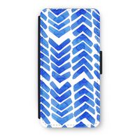 Blauwe pijlen: iPhone 8 Flip Hoesje