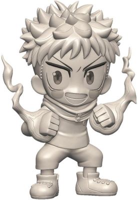 Jujutsu Kaisen Toonize PVC Figure - Yuji Itadori (Cartoon Color Version)