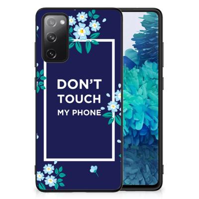 Samsung Galaxy S20 FE | Telefoon Hoesje | Flowers Blue DTMP