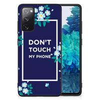Samsung Galaxy S20 FE | Telefoon Hoesje | Flowers Blue DTMP