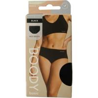 Boody Midi heupslip zwart large Boody Midi heupslip zwart large