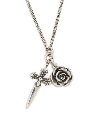 Emanuele Bicocchi collier à pendentif croix - Argent