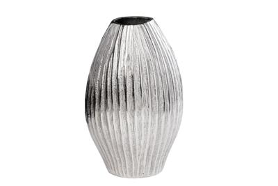 Vaas ELEGANCE 30cm met hamerslageffect zilver - 44839