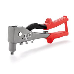 Novus Popnagel pistool N-40 grijs en rood