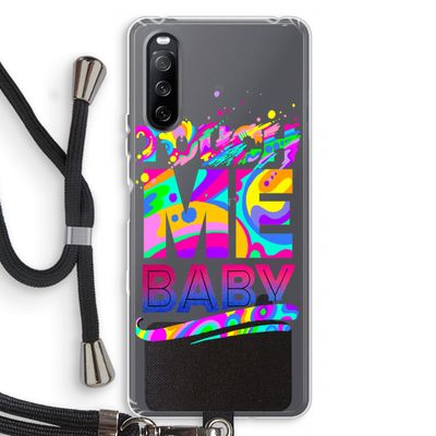 Touch Me: Sony Sony Xperia 10 III Transparant Hoesje met koord