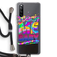 Touch Me: Sony Sony Xperia 10 III Transparant Hoesje met koord