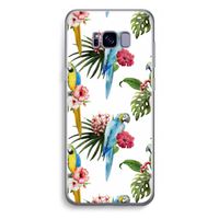 Kleurrijke papegaaien: Samsung Galaxy S8 Plus Transparant Hoesje Kleurrijke papegaaien: Samsung Galaxy S8 Plus Transparant Hoesje