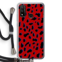 Red Leopard: Huawei P Smart (2020) Transparant Hoesje met koord