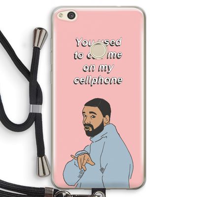 Hotline bling: Huawei Ascend P8 Lite (2017) Transparant Hoesje met koord