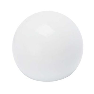 2 Knoppen Sphere Hoogglans Ø20mm - wit