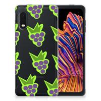 Samsung Xcover Pro | Siliconen Case | Druiven