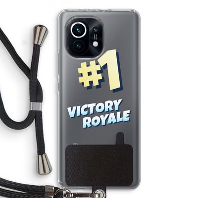 Victory Royale: Xiaomi Mi 11 Transparant Hoesje met koord