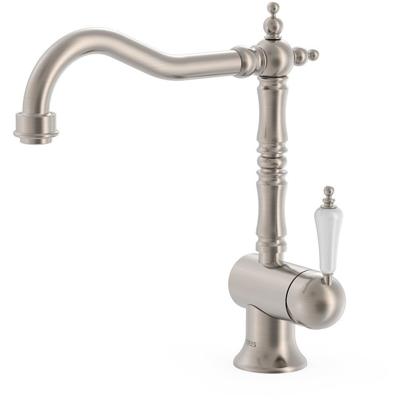 Keukenkraan Tres Clasic | Opbouw | 360° Draaibaar | Mengkraan | 1-hendel | Vintage | RVS look