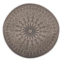 Esschert Design Tuintapijt Grijs Rond 170 cm