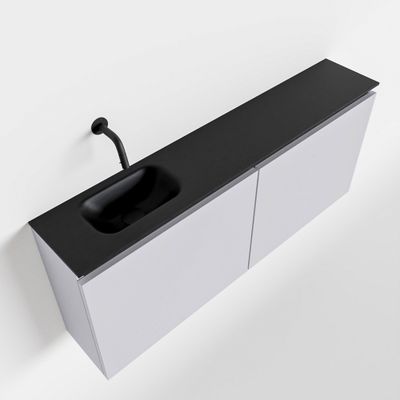 Toiletmeubel Mondiaz Ture | 120 cm | Meubelkleur Cale | Eden wastafel Urban Links | Zonder kraangat