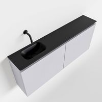 Toiletmeubel Mondiaz Ture | 120 cm | Meubelkleur Cale | Eden wastafel Urban Links | Zonder kraangat