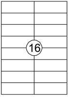 Etiket Quantore 105x37mm 1600 stuks