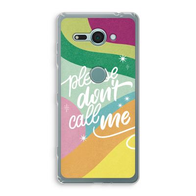 Don't call: Sony Xperia XZ2 Compact Transparant Hoesje