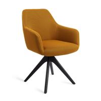 Jesper Home Eetkamerstoel 'Hiroo' Revolve Oak Black, kleur Groovy Garam
