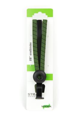 Qibbel Widek triobinder eye met haak 24+2x12mm zwart/olijfgroen