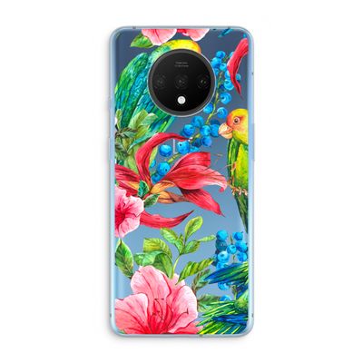 Papegaaien: OnePlus 7T Transparant Hoesje