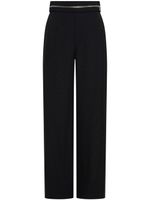 Dion Lee pantalon en laine à coupe droite - Noir