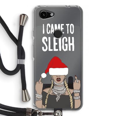Came To Sleigh: Pixel 3a Transparant Hoesje met koord