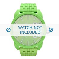 Diesel horlogeband DZ1574 Kunststof / Plastic Groen 28mm