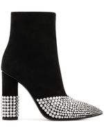 Giuseppe Zanotti bottines Raina 110 mm à ornements en cristal - Noir