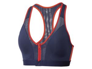 CRIVIT Dames sportBH (85B, Donkerblauw/rood)