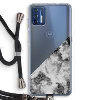 Onweer: Motorola Moto G9 Plus Transparant Hoesje met koord