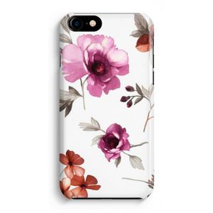 Geschilderde bloemen: Volledig Geprint iPhone 7 Plus Hoesje