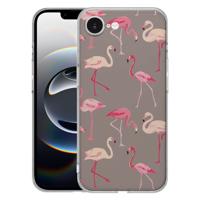 TPU Hoesje iPhone 16e - Flamingo Backcover