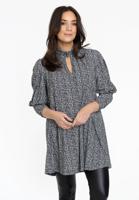 Yoek Tunic wide bottom NOVA | Zwart | Maat 58/60