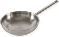 ELLE Gourmet Moderne Koekenpan - Ø 24 cm - Zonder anti-aanbaklaag - RVS