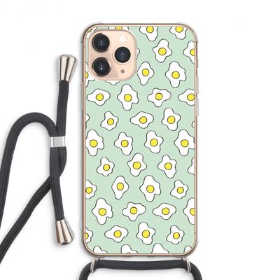 Spiegeleitjes: iPhone 11 Pro Max Transparant Hoesje met koord