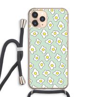 Spiegeleitjes: iPhone 11 Pro Max Transparant Hoesje met koord Spiegeleitjes: iPhone 11 Pro Max Transparant Hoesje met koord