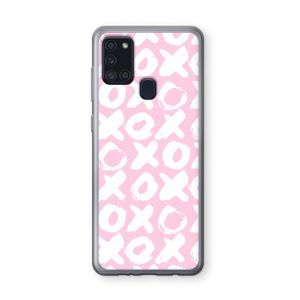 XOXO: Samsung Galaxy A21s Transparant Hoesje