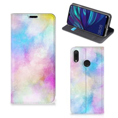 Bookcase Huawei Y7 hoesje Y7 Pro (2019) Watercolor Light Bookcase Huawei Y7 hoesje Y7 Pro (2019) Watercolor Light