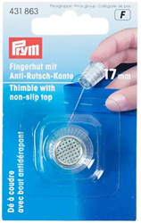 Prym Vingerhoed Zinkdruk Verchroomd Zilver 17mm