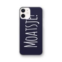 Moatsje!: iPhone 12 Transparant Hoesje