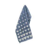 Bunzlau Castle Keukendoek Hearts Blauw Bunzlau Castle Keukendoek Hearts Blauw