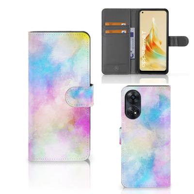 Hoesje OPPO Reno8 T 4G Watercolor Light | Portemonnee hoesje Hoesje OPPO Reno8 T 4G Watercolor Light | Portemonnee hoesje