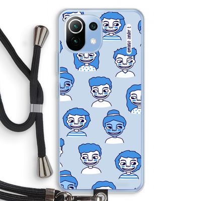 Gezichtjes: Xiaomi Mi 11 Lite Transparant Hoesje met koord