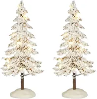 Luville General Snowy tree white lighted