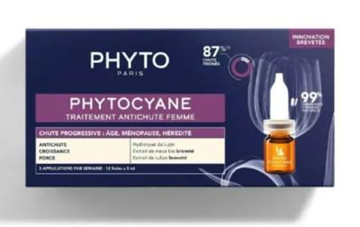 Phyto Phytocyane Chute Progressive Traitement Femme Ampullen 12 x 5ml 60ml
