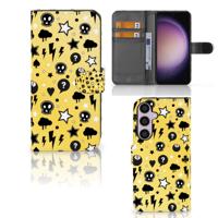 Telefoonhoesje met Naam Samsung Galaxy S24 Plus Punk Geel