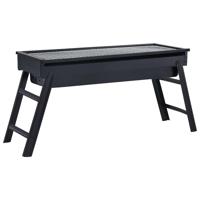 VidaXL Campingbarbecue draagbaar 60x22,5x33 cm roestvrij