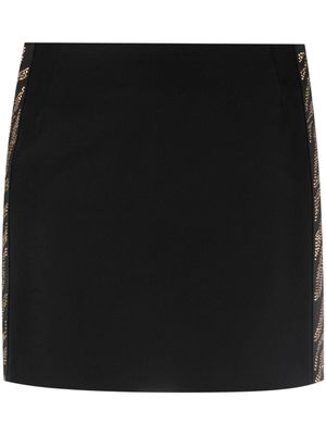 Just Cavalli minijupe à ornements de sequins - Noir